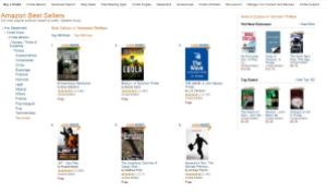 The Wave @ No 3 on Kindle Top Seller List - Terrorism Thrillers